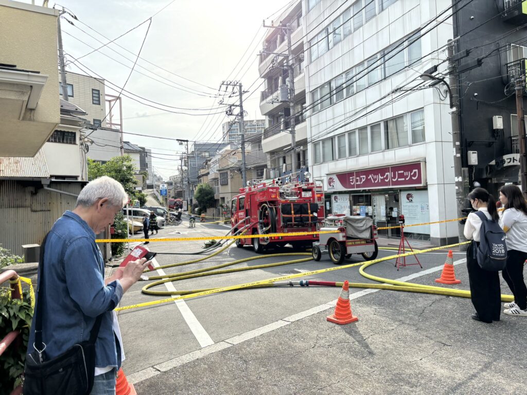 西新宿火事